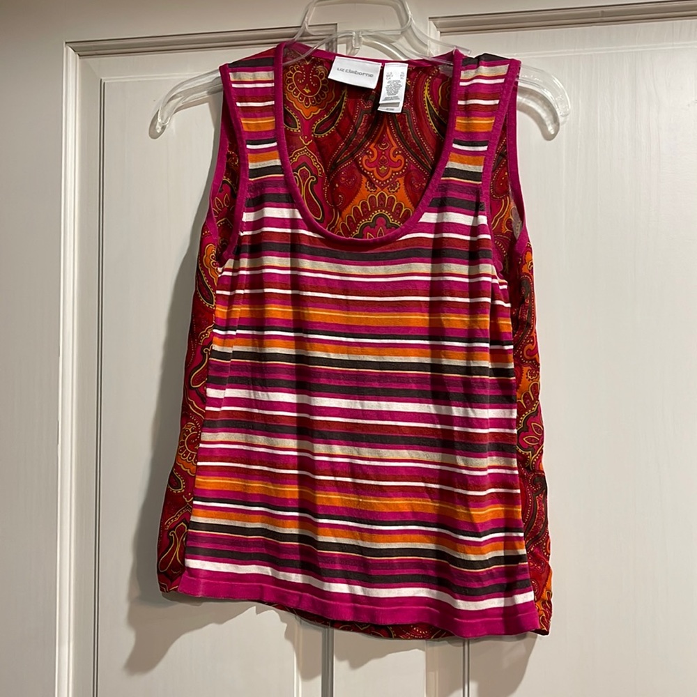 Stripe/Paisley Tank